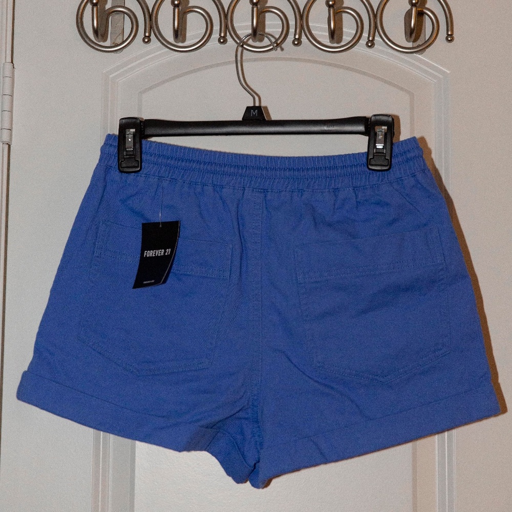 Blue Stretchy Shorts